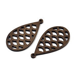 Pendentifs en bois de noyer&nbsp;WOOD-A025-04B