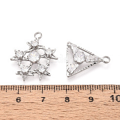Ottone con pendenti a zirconi&nbsp;KK-T072-58P