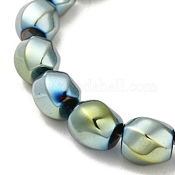 Chapelets de perles en hématite synthétique électrolytique sans magnétiques&nbsp;G-P518-05E