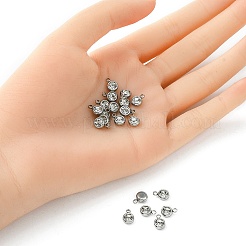 20 Stück 201 Edelstahl-Strass-Anhänger.&nbsp;STAS-YW0002-02A