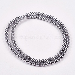 Galvanisieren unmagnetische synthetischen Hämatitkornen Stränge&nbsp;X-G-J169A-4mm-02
