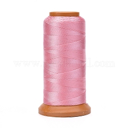 Полиэфирные нити, для изготовления ювелирных изделий, розовые, 0.5 мм, около 601.48 ярда (550 м) / рулон