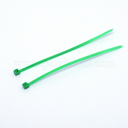 Cavi di plastica, fascette, fascette, verde, 100x4.5x3.5mm, 100pcs/scatola