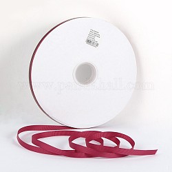 Polyester Grosgrain Ribbon, Pale Violet Red, 3/8inch(9.5mm), about 100yards/roll(91.44m/roll)