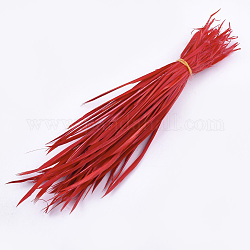 Gänsefedern Kostüm Zubehör, gefärbt, rot, 150~265x3~4 mm, ca. 100 Stk. / Bündel