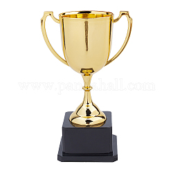 Copa de trofeo pequeña de plástico, para torneos deportivos infantiles, concursos premios adornos, oro, 7-1/2 pulgada (19 cm)