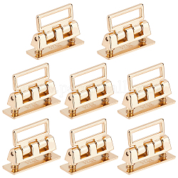 WADORN 8pcs Purse Suspension Clasp, Bag Strap Connector Clasp Rectangle Handbag Chain Buckles Metal Hardware Clip Lanyard Ring Hooks Accessories for DIY Leather Craft Handmade Shoulder Bag Making