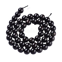 Chapelets de perles en labradorite naturelle , ronde, 10mm, Trou: 0.9mm, Environ 40 pcs/chapelet, 15.63 pouce (39.7 cm)