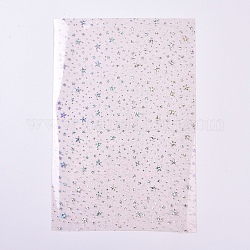 A4 виниловые блестящие тканевые листы из ПВХ, Пенал ручной работы для своими руками, блестящие сумки, бантики, материал для поделок, звезда, серые, 30x20x0.04 см