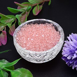 Faceted Imitation Austrian Crystal Bead Strands, Grade AAA, Bicone, Pink, 6x6mm, Hole: 0.7~0.9mm, about 360pcs/bag