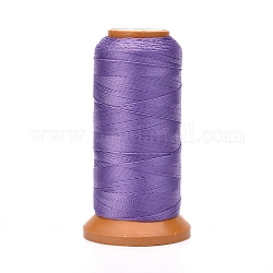 Полиэфирные нити, для изготовления ювелирных изделий, темно-фиолетовый, 0.12 мм, около 1640.41 ярда (1500 м) / рулон