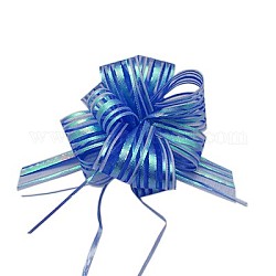 Handmade Elastic Packaging Ribbon Bows, Nice for Packing Decorations, Dodger Blue, 170mm