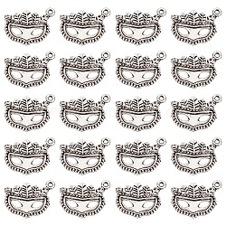 Sunnyclue 1 Box 50 Stück Mardi Gras-Charms, Maskerade-Charms, Party, antikes Silber, tibetischer Stil, winziger Charm, Feder-Charms für die Schmuckherstellung, Charm-Charm, Karneval, DIY, Halskette, Ohrringe, Armband