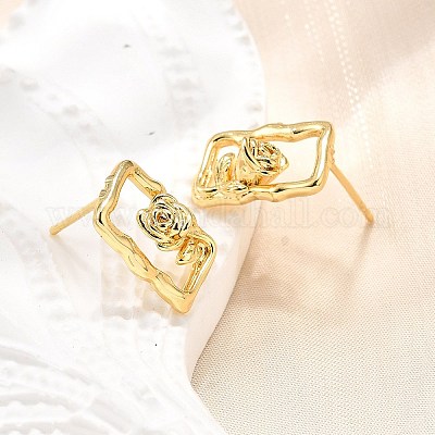 Orecchini in ottone&nbsp;EJEW-G432-01G-1
