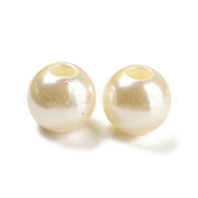 Perle d'imitation en plastique abs&nbsp;X-KY-C017-18B-1