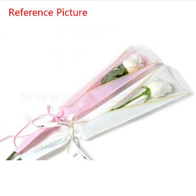 50pcs Single Flower Wrapping Paper & Triangular Wrap Paper For