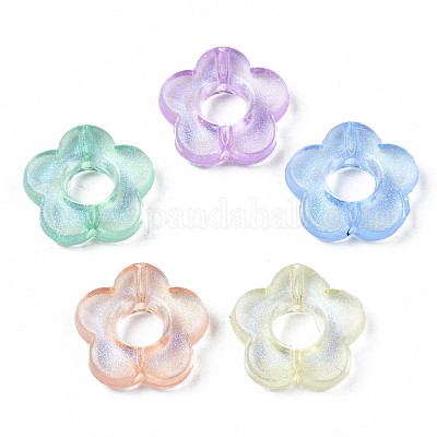 Perles en acrylique transparente&nbsp;OACR-S028-140-1