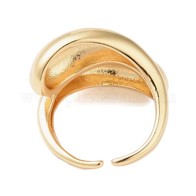 Offener Manschettenring aus Messing&nbsp;LS-RJEW-R143-01A-G-1