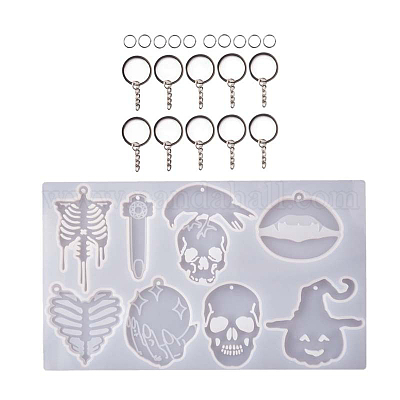 Resin Kit for Beginners with Silicone Molds - Resin Jewelry Making Kit with  Tons of Resin Art Craft Supplies, Resin Starter Kits for Casting Keychain  Earring Bracelet, Resin Included