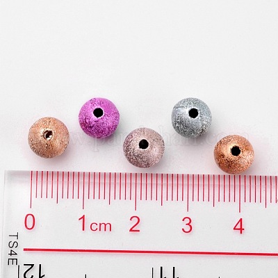 Sprühen gemalte Acrylperlen-Spitzlackiert&nbsp;PB24P9284-1
