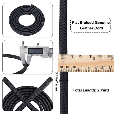 Wholesale GORGECRAFT 11Yds 3mm Black Flat Genuine Leather Cord Natural Leather  String Lace Strips Full Grain Cowhide Braiding String Roll for Jewelry  Making DIY Craft Braided Bracelets Belts Keychains 