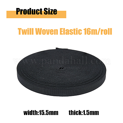 Cordón elástico de poliéster&nbsp;OCOR-WH0085-37C-1