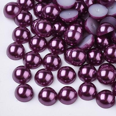 ABS Kunststoffimitation Perle Cabochons&nbsp;SACR-S738-8mm-Z47-1