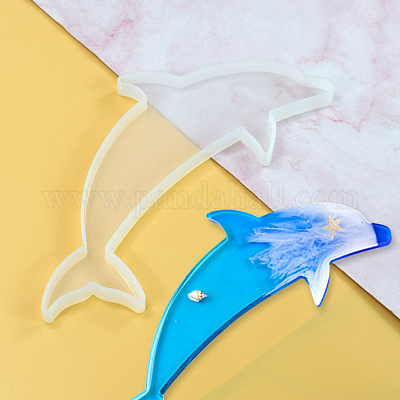 Savon bougie moule en silicone dauphin bricolage artisanat décoration de  gâteau