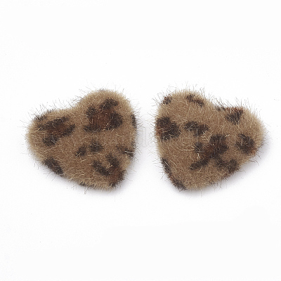 Cabochons mit Nerzimitatbezug&nbsp;WOVE-N006-12B-1