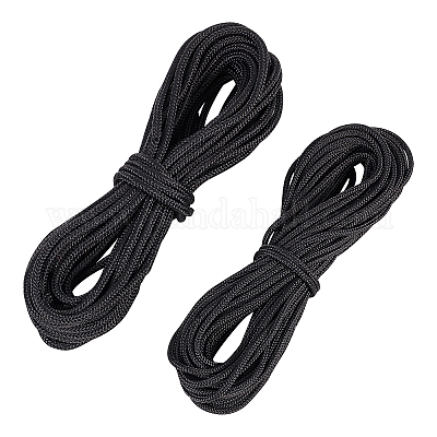 Nylon Braided Rope, for Moving, Camping, Outdoor Adventure, Mountain  Climbing, Gardening, Black, 3mm/5mm, 30m/set