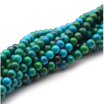 Synthetik Chrysokoll Perlen Stränge&nbsp;G-F647-02-B-01-1