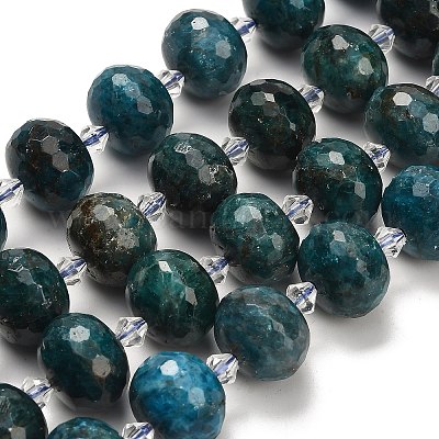 Natürliche Apatit Perlen Stränge&nbsp;G-L642-I08-18x13mm-1