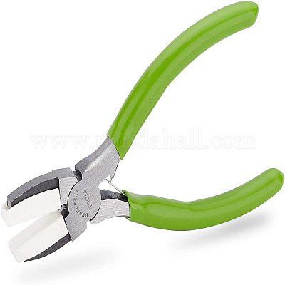 BENECREAT 3-Inch Mini Chain Nose Pliers with Non-serrated jaw