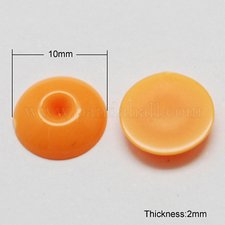 Solid Colour Acrylic Cabochons SACR-S157-05-1