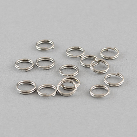 304 anelli portachiavi in ​​acciaio inox STAS-Q186-01-6mm-1