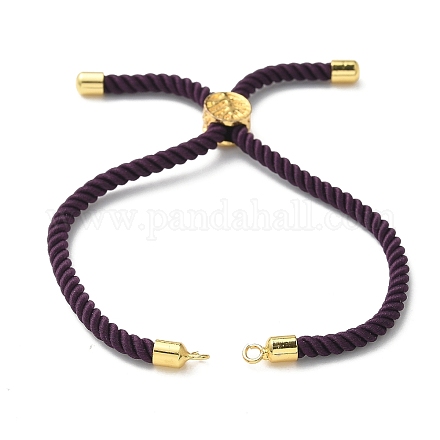 Изготовление браслетов из хлопка KK-F758-03O-G-1