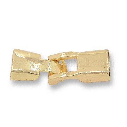 Nickel- und bleifreie goldene Schmuckverschlüsse aus Legierung mit Schnappverschluss PALLOY-J218-033G-1