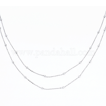 Unicraftale 304 Stainless Steel Cable Chains CHS-UN0001-06P-1