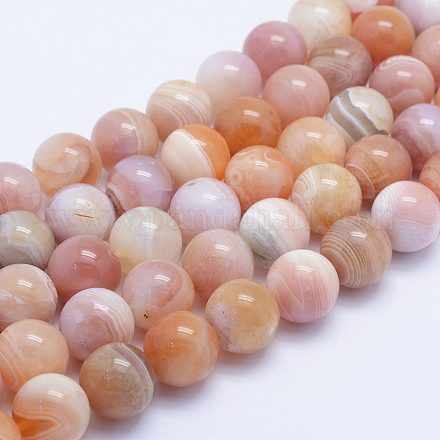 Chapelets de perles en agate naturelle du Botswana G-F530-04-16mm-1
