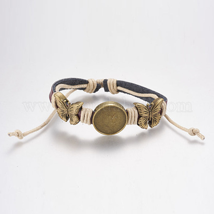 Genuine Cowhide Bracelet Making MAK-I007-29AB-A-1