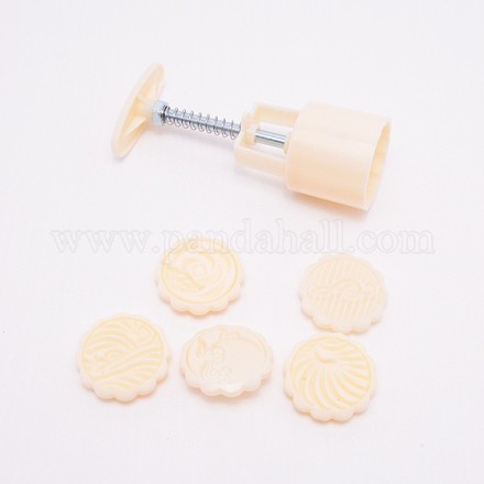 Stampo mooncake in plastica abs TOOL-WH0018-39-1