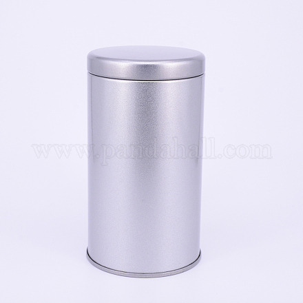 Tea Tin Canister with Airtight Double Lids CON-WH0074-19MS-A-1