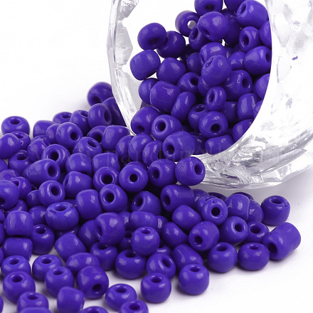 6/0 Glass Seed Beads SEED-US0003-4mm-48-1