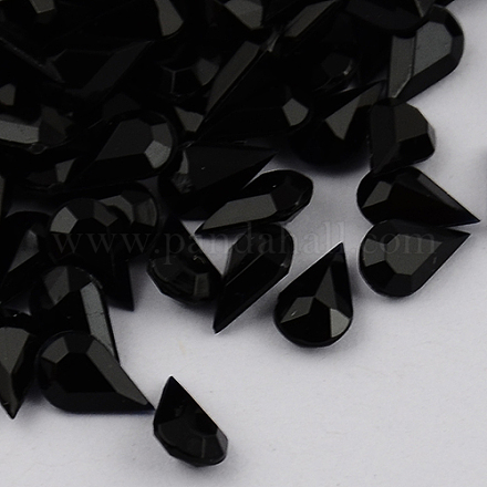 Garment Accessories Pointed Back Taiwan Acrylic Rhinestone Pointed Back Cabochons ACRT-M001-6x10mm-01-1