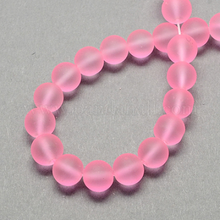 Chapelets de perles en verre transparent GLAA-TA0002-4mm-01-1