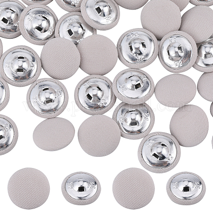 Gorgecraft 50 pieza de botones de tela de 1 agujeros. DIY-GF0008-50A-1