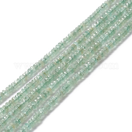 Brins de perles de kyanite verte naturelle de grade aa G-A021-06A-1