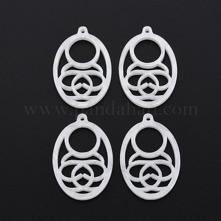 Pendentifs acryliques opaques OACR-N132-006-1