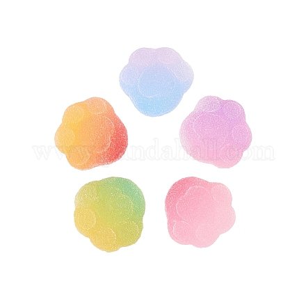Gradient Style Resin Cabochons CRES-CJ0001-18-1