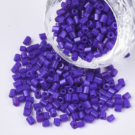 8/0 Two Cut Glass Seed Beads SEED-S033-06A-07-1